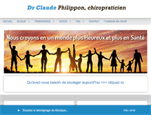 Tablet Screenshot of drphilipponchiropraticien.com